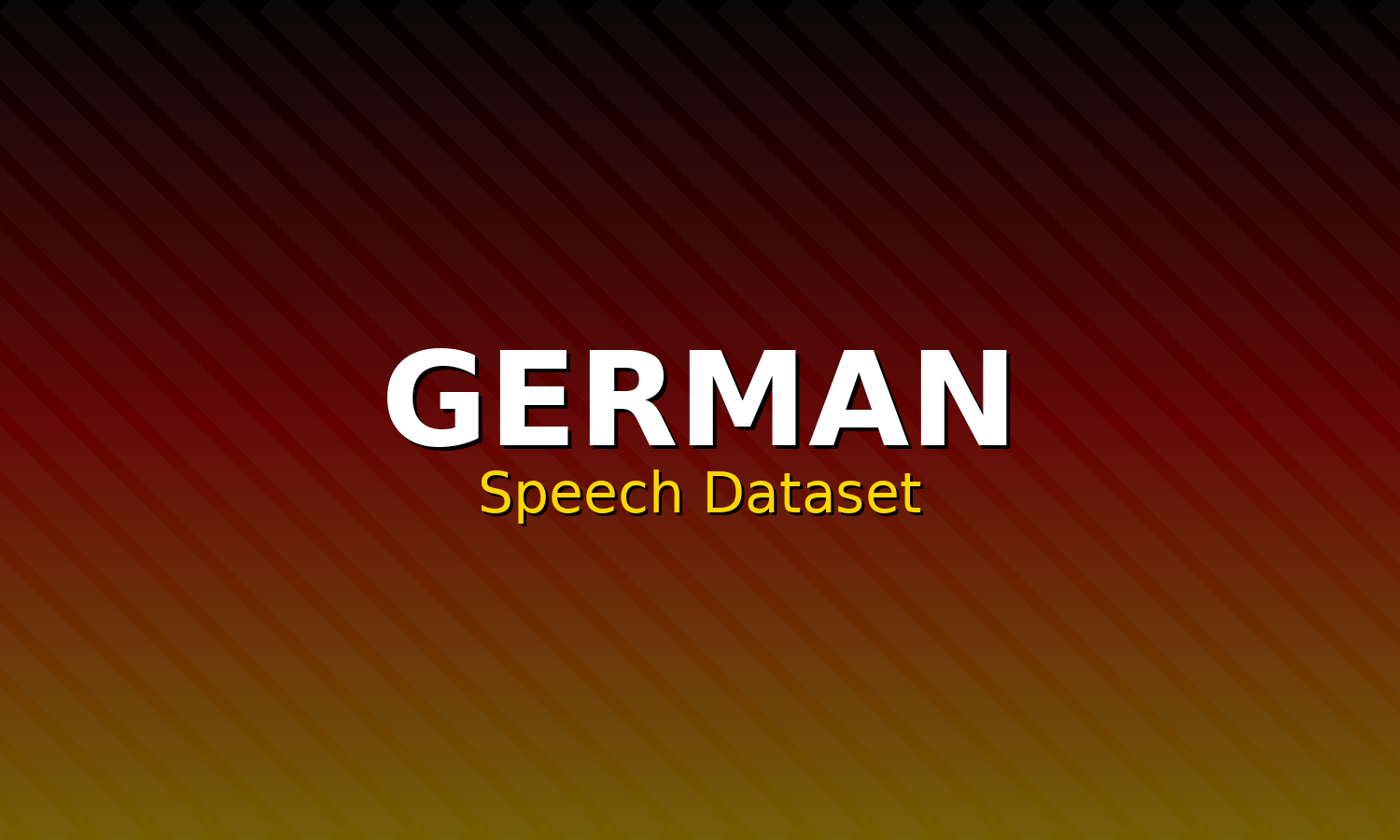 German Speech Dataset